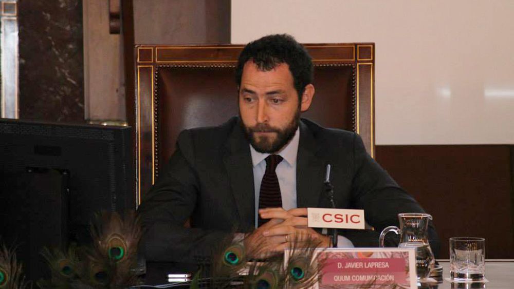 Javier Lapresa en el Congreso sobre Comunicación y Eventos