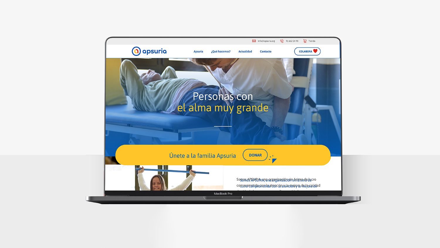 Página web de Apsuria