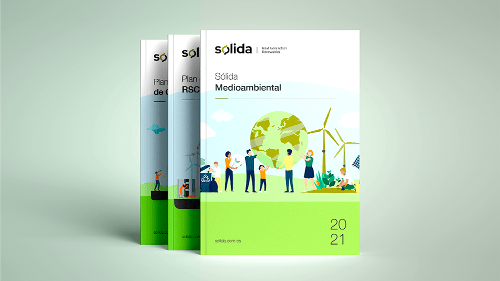 Catálogos Sólida con ilustraciones