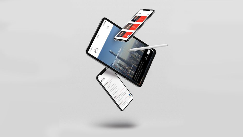 ARC case study mockup