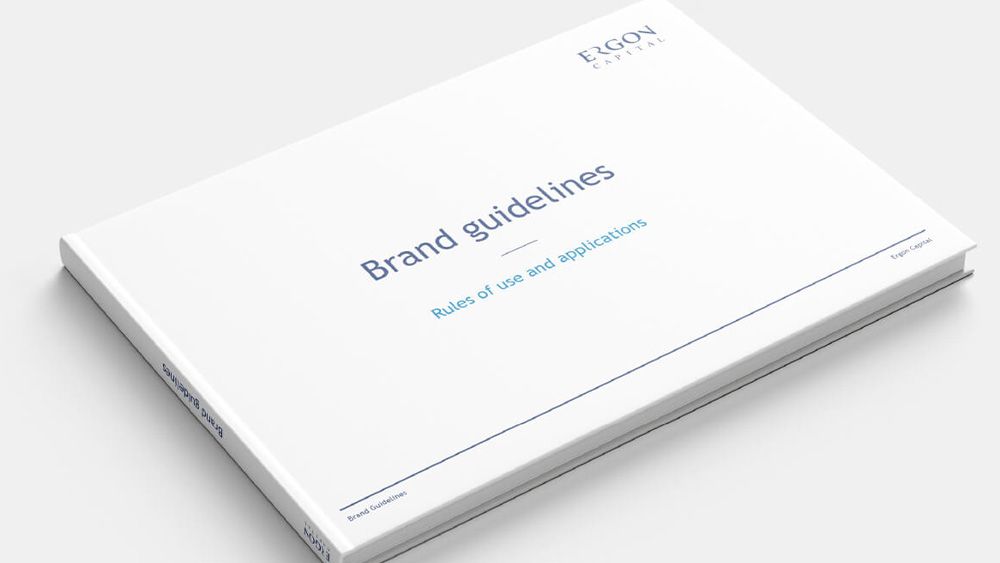 ERGON capital fund brand guidelines