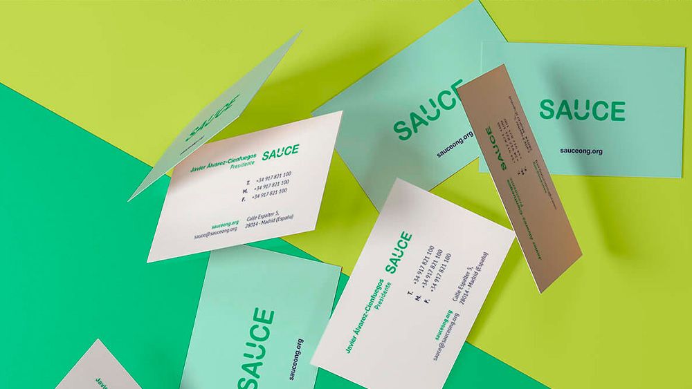 Tarjetas de visita de SAUCE
