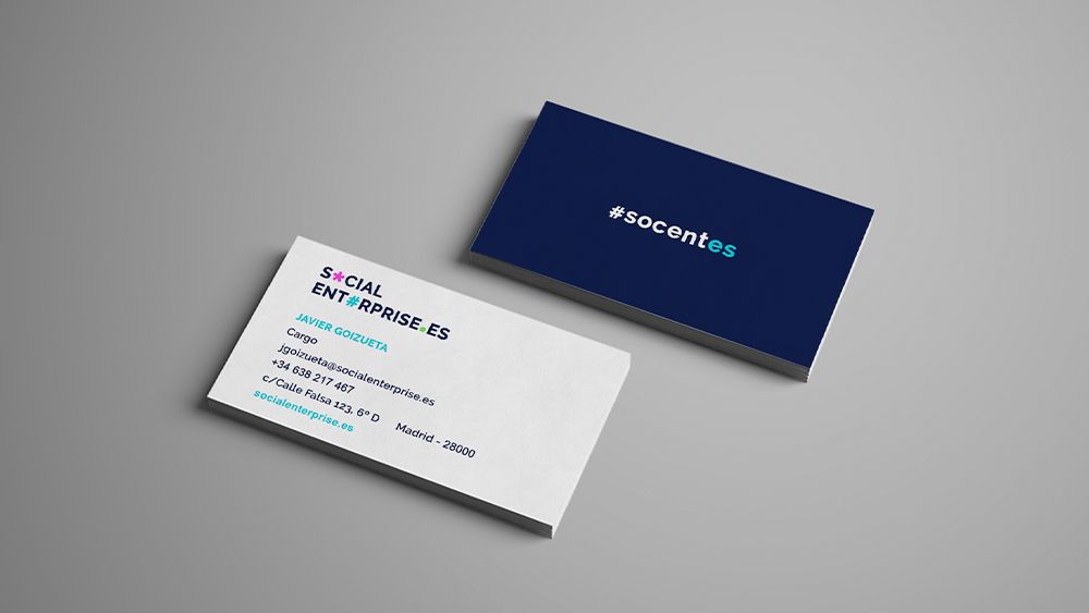 Tarjetas de visita Social Enterprise
