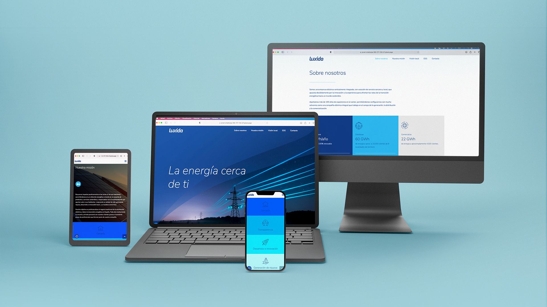 Web showcase