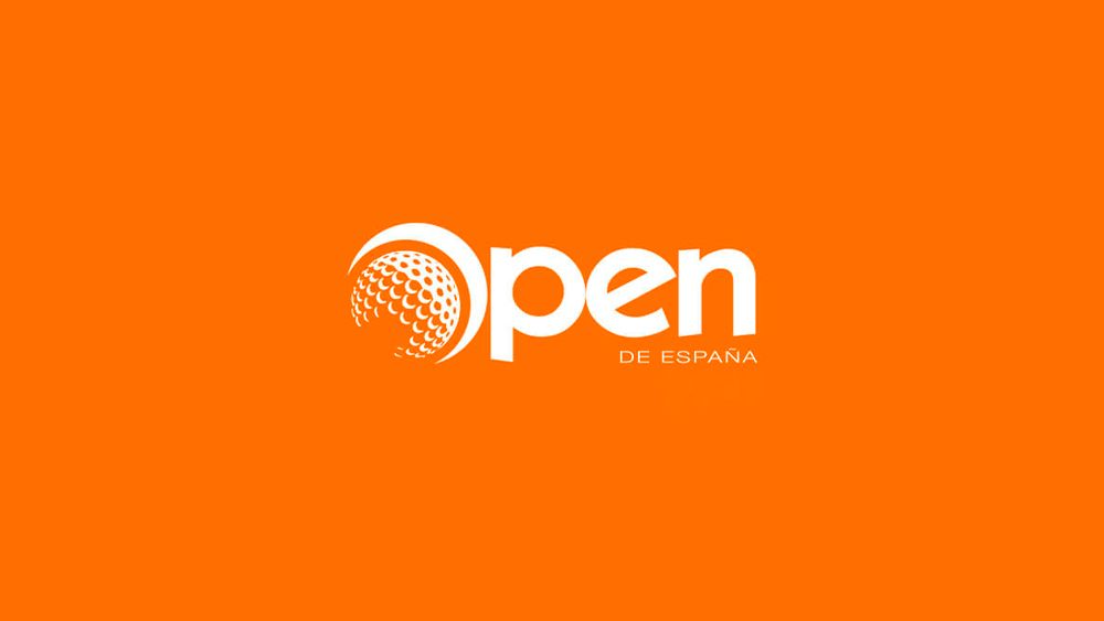 logo OPEN golf naranja