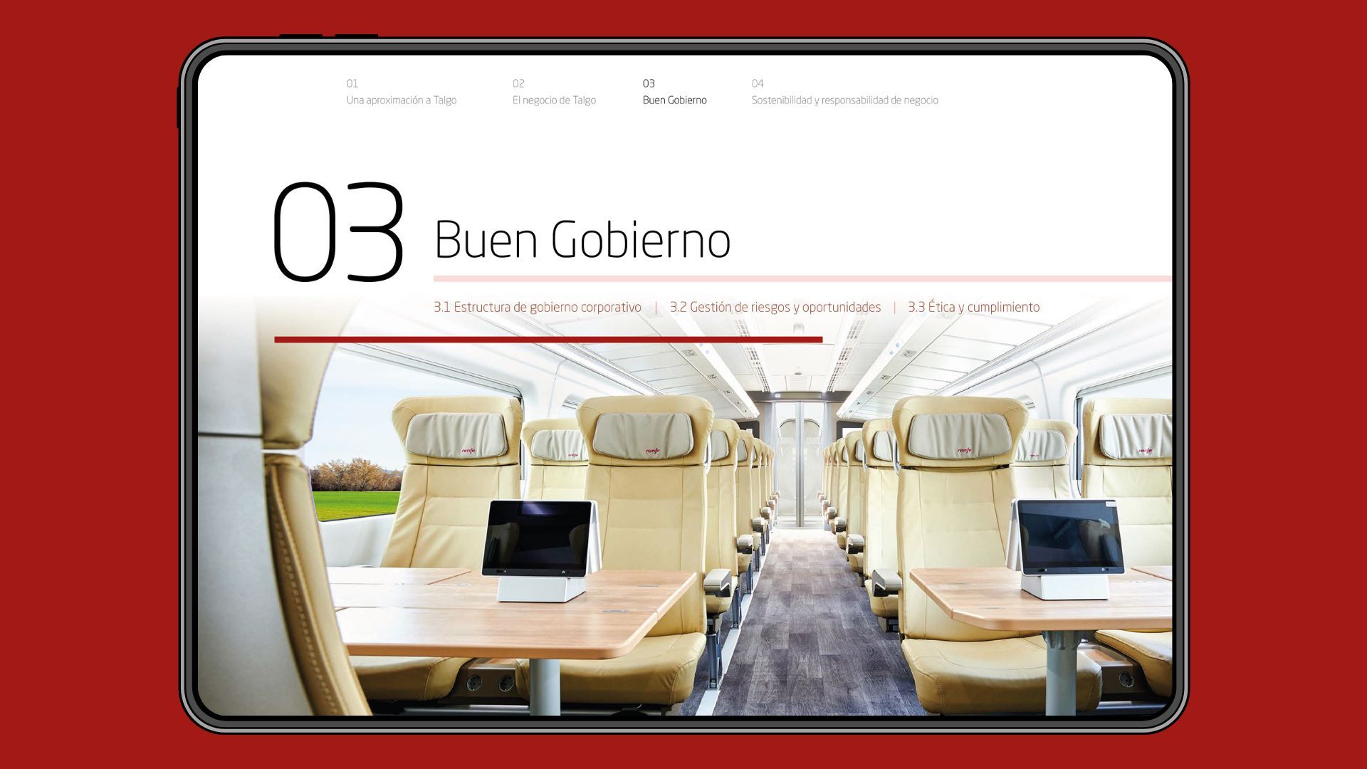 Talgo case study - Sotenibilidad